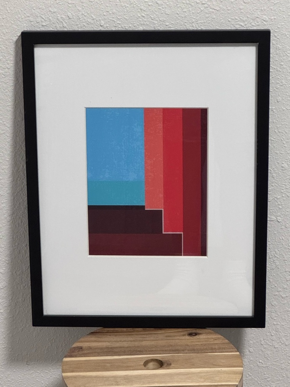 Project 62 Modern Black Gallery Wood Frame 15x19 w/ Geometric Giclee Art